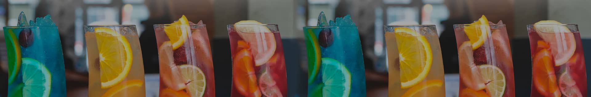 The drink menu of the Souvlaki Bar